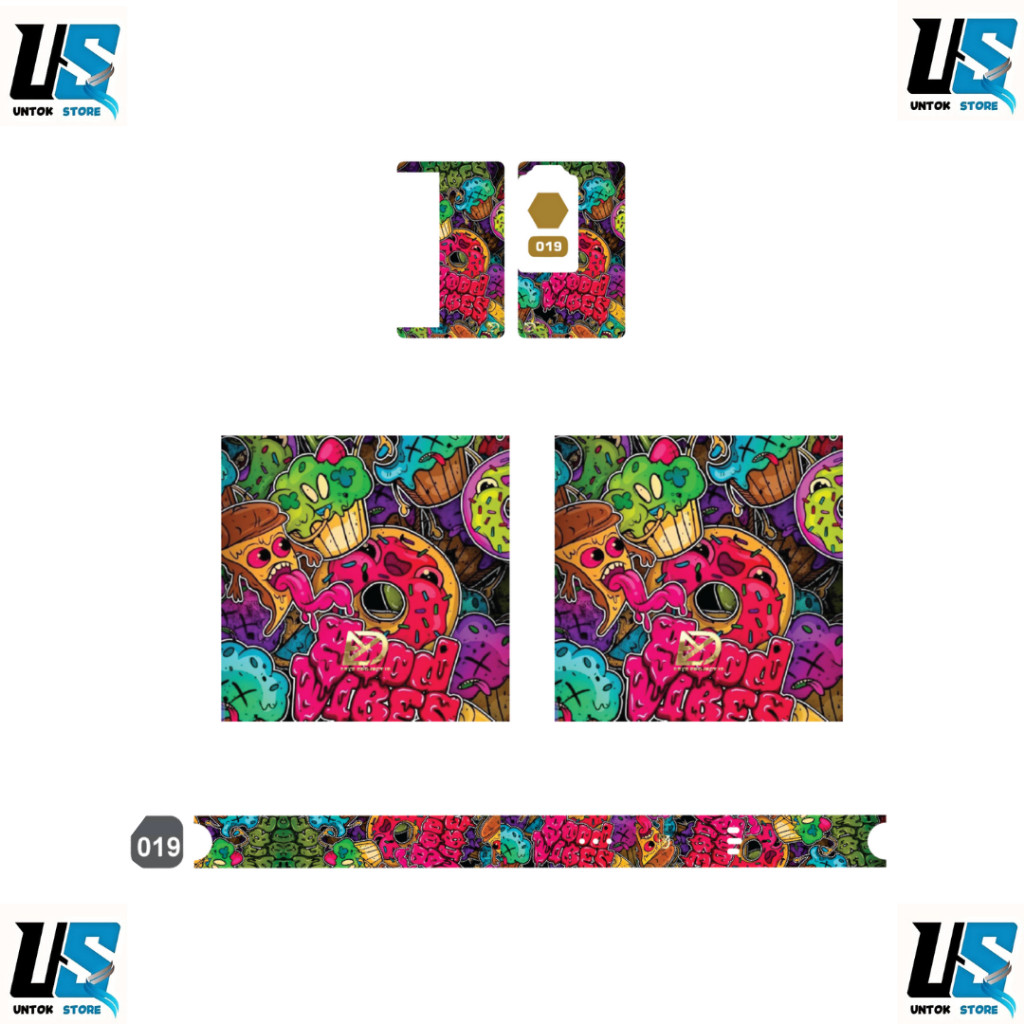 

[COD] Garskin Stiker Stiker Lengkap Banyak Varian Untuk B80 19 Label Custom Presisi Terlaris