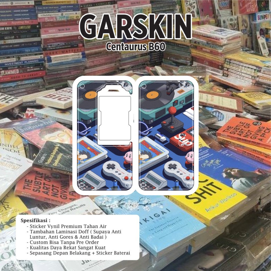 

[COD] Garskin Stiker E2r Creative Jual Sicentaurus B60 29 Label Custom Presisi Terlaris