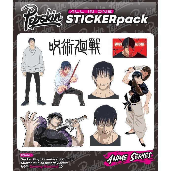 

[COD] Garskin Stiker Pack Jjk Toji B Label Custom Presisi Terlaris