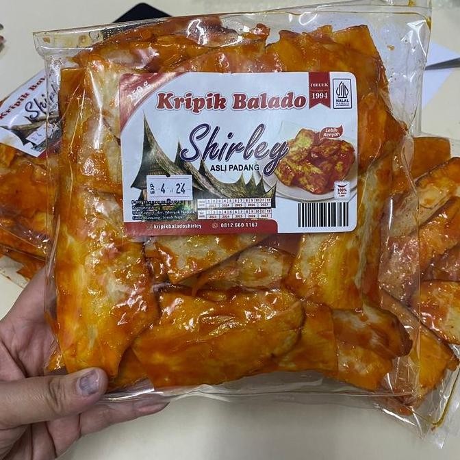 

Keripik Singkong Balado Pedas Manis Keripik Padang Shirley