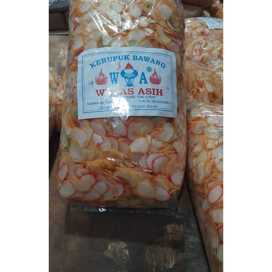 

Kerupuk Bawang Merk Welas Asih 5Kg