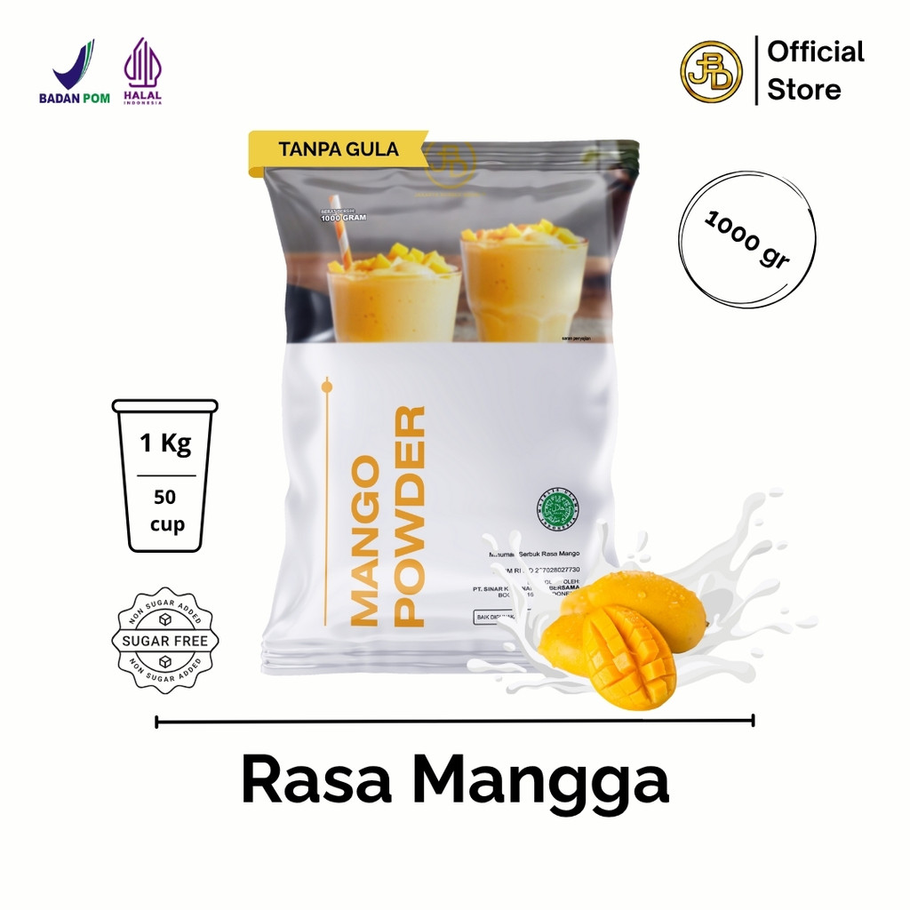 

Bubuk Minuman Premium MANGO -Jakarta Bubble Drink | BPOM&HALAL