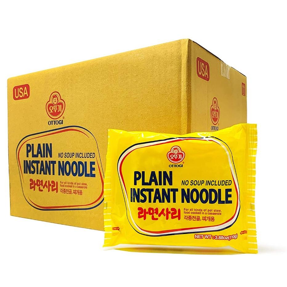 

1 Karton Dus Isi 48 Pcs Ottogi Plain Noodle Ramyun Sari Korea Ramen Mie Tanpa Bumbu