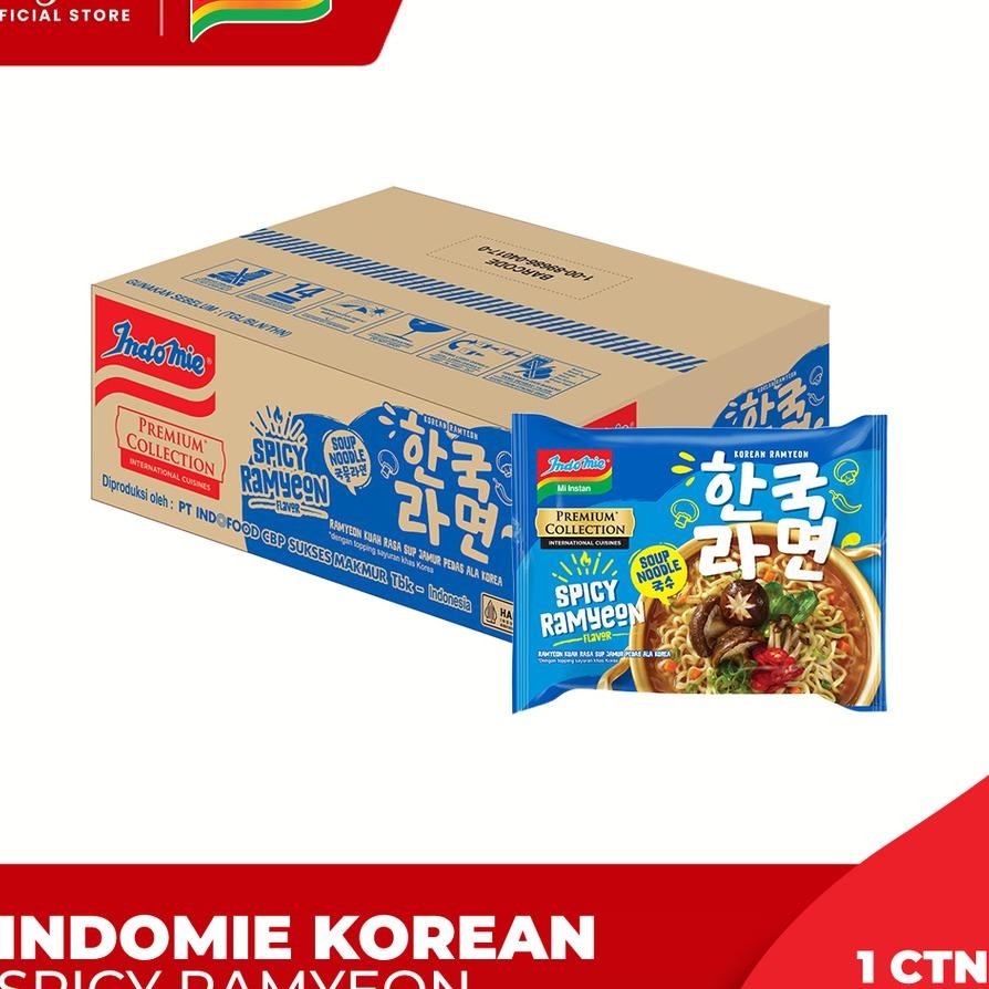 

Ctn Indomie Korean Spicy Ramyeon 83 Gr