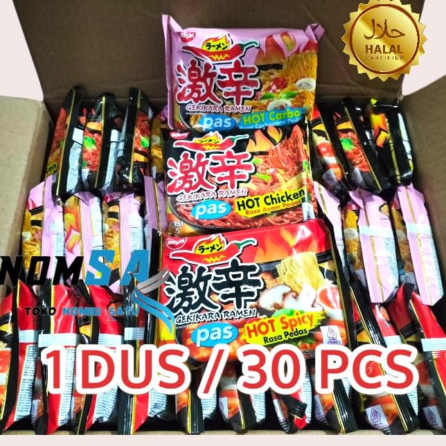 

Nissin Gekikara Ramen Mie N Halal 1 Dus Isi 30 Pcs