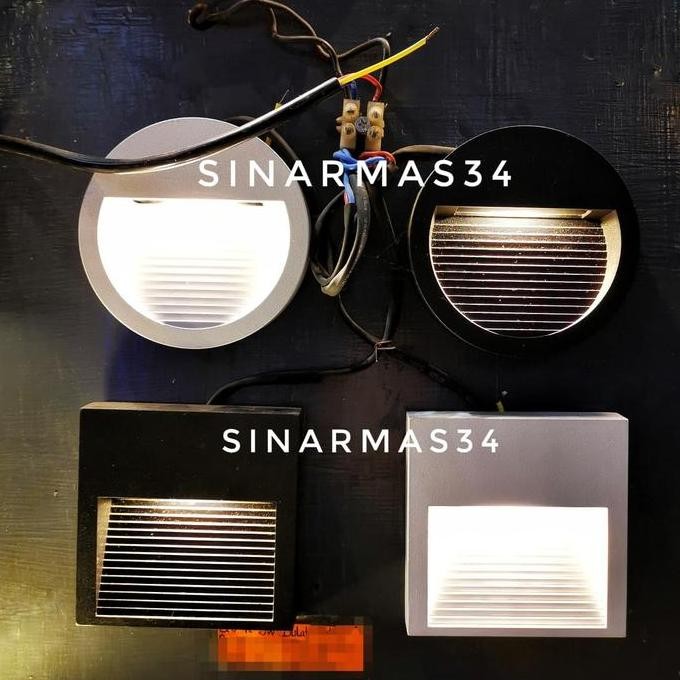 ] Lampu Dinding 3watt LED Outbow Outdoor Carport Exterior Wall Fantas