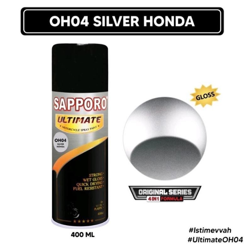TERLARIS Sapporo Ultimate OH04 Silver Honda Original Silver Doff Honda Siap kirim