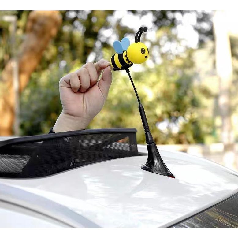 Antena Bola Mobil Tempel Universal / Boneka Antena Mobil / Aksesoris Ekterior Mobil / Antena Outdoor