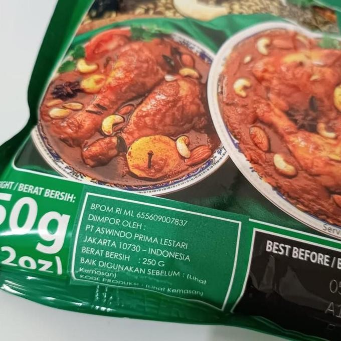 

JH8 BABAS MEAT CURRY POWDER 250gr