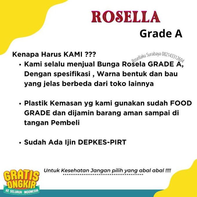 

(Expert) ROSELA UNGU 1 KG KWALITAS SUPER