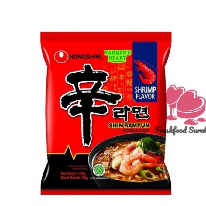 

(Expert) Freshfood Nong Shim Shin Ramyun Mie instant korea 120gram