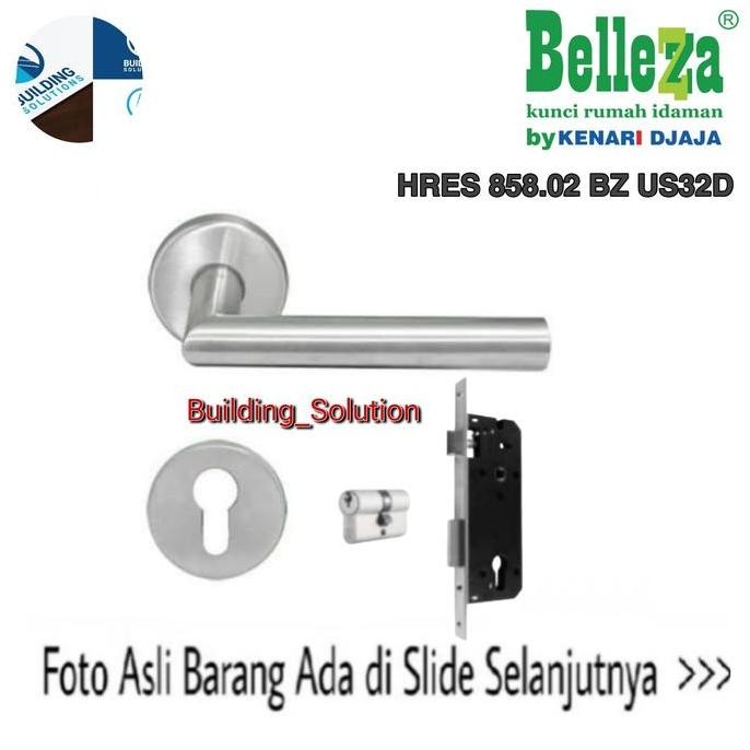Jual, Lever Handle Set Pintu Stainless Hres 858.02 Solid Hre 61.41