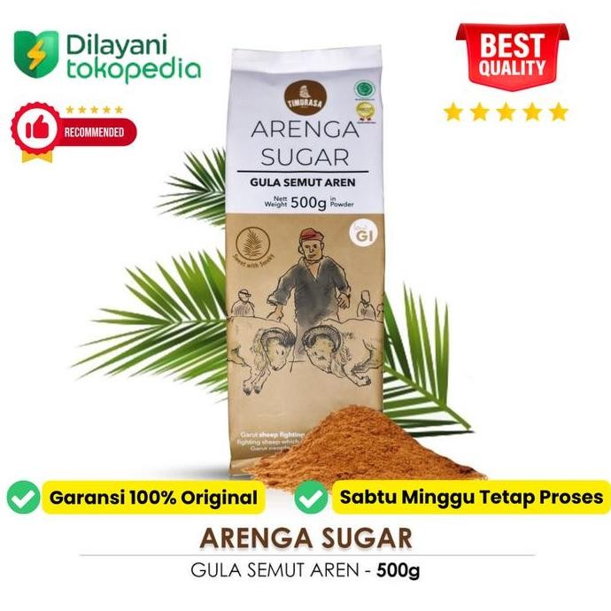 

JH8 Timurasa arenga palm sugar - gula merah aren asli bubuk semut organik