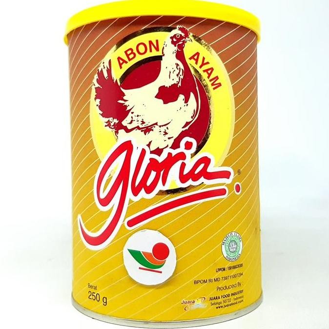 

] GLORIA ABON AYAM KLG 250gr | KEMASAN KALENG ASLI SALATIGA ORIGINAL