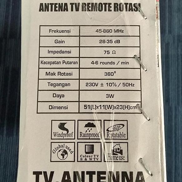 ANTENA TV Niko NK950C Remot Rotasi + booster / Antena Digital / Antena TV Digital / Antena STB