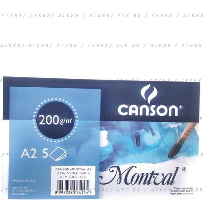 

Sale Canson Montval A2 200Gsm (5 Lembar)