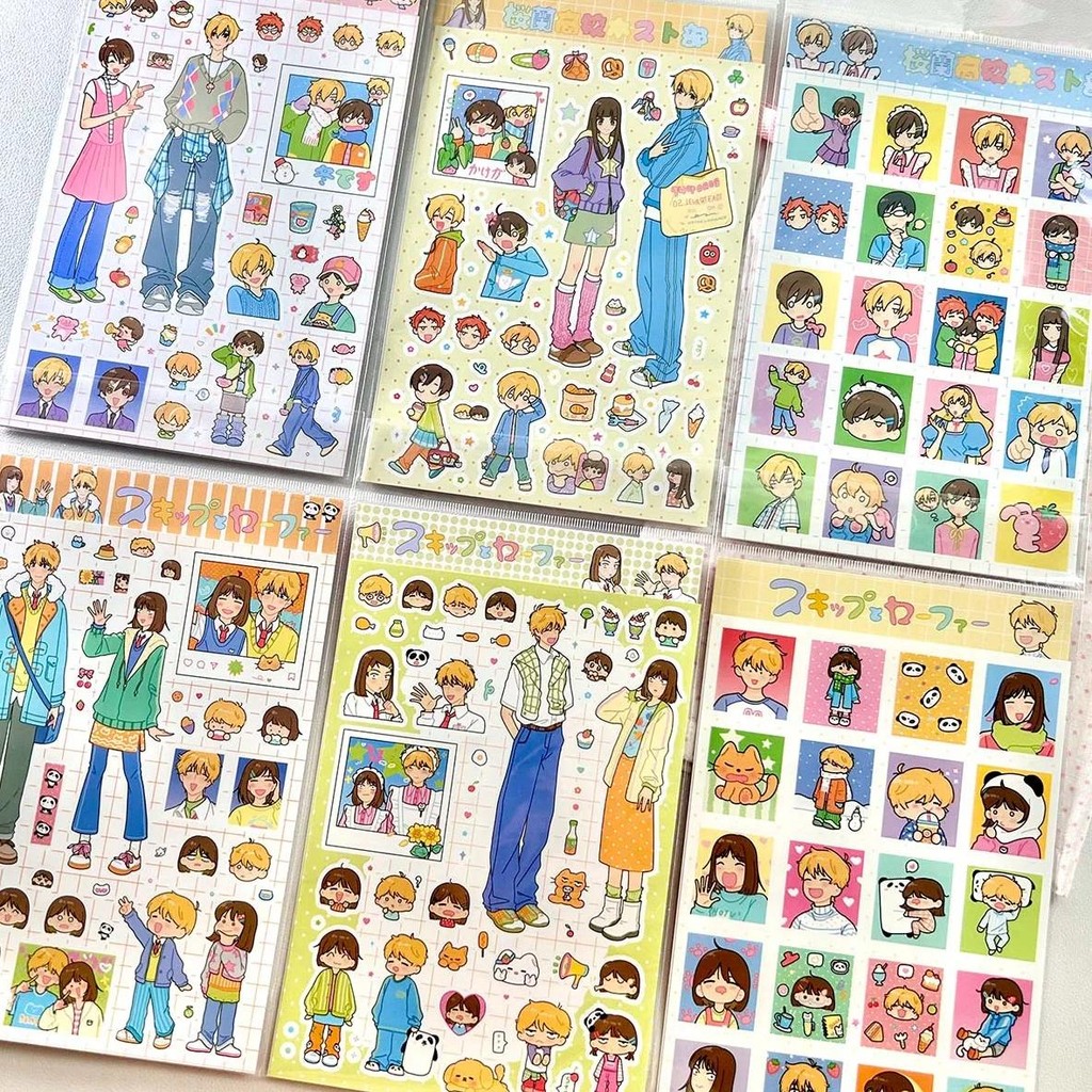 

Character Deco Stickers Cute Stickers Aesthetic Decals For Journaling Phone Cases Scrapbooking Diy Crafts Romantic Vacation \