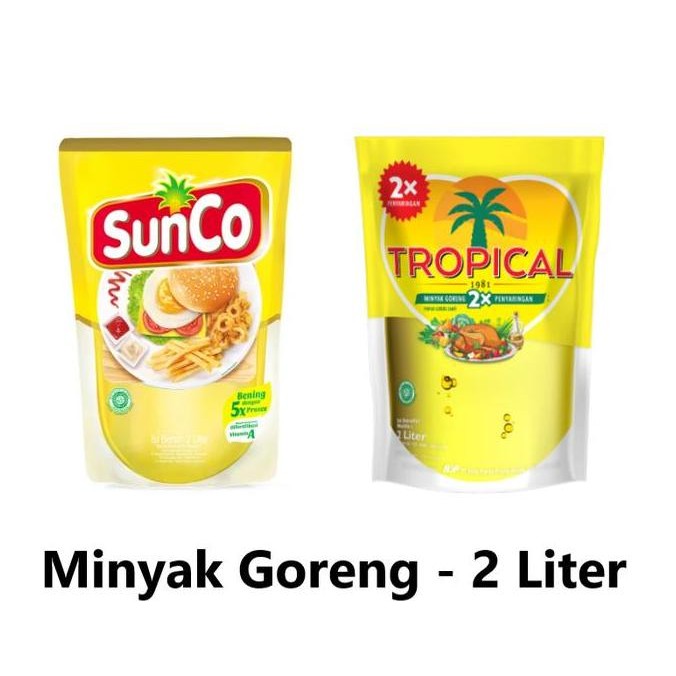 

JH8 Minyak Goreng TROPICAL / SUNCO - Refill 2 Liter