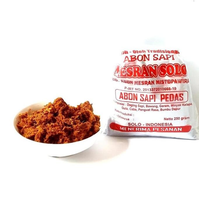 

BARANG TERLARIS abon sapi mesran solo