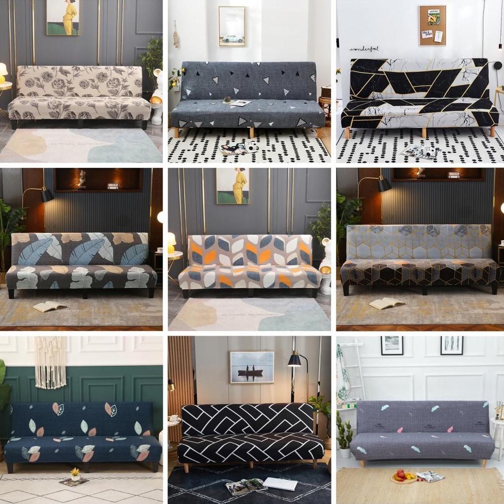 New Motif  sarung sofa bed motif / cover sofa bed motif / sofa bed cover