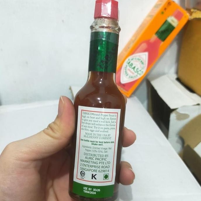 

JH8 Tabasco Pepper Sauce 60ml Tobasco