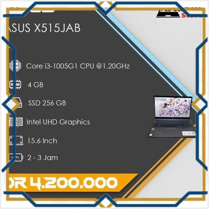 [ART] ASUS X515JAB - CORE I3 - SSD 256 GB