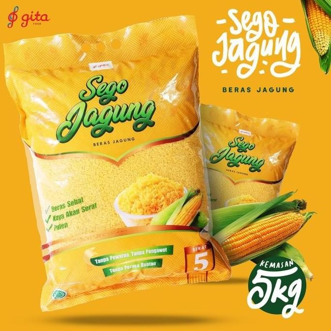 

(Expert) GITA Sego Jagung 5kg Sego Singkong 5kg Beras Jagung Analog