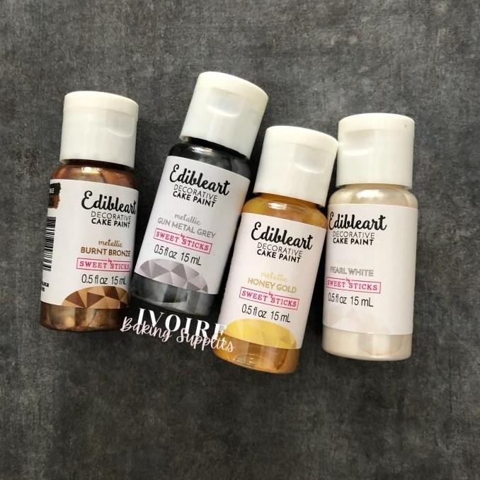 

(Expert) Sweet Sticks Edible Art Paint Metallic Colors Gold