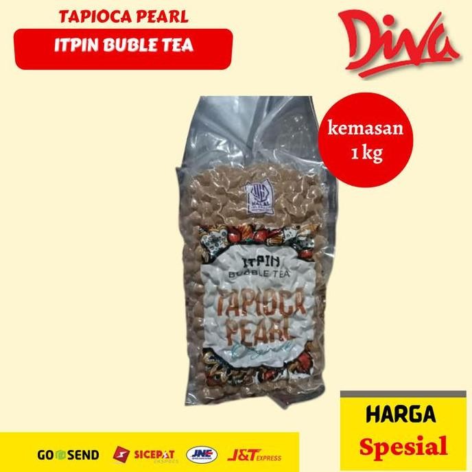 

(Expert) Bubble Tapioca Pearl Itpin 1kg / Boba Topping Minuman