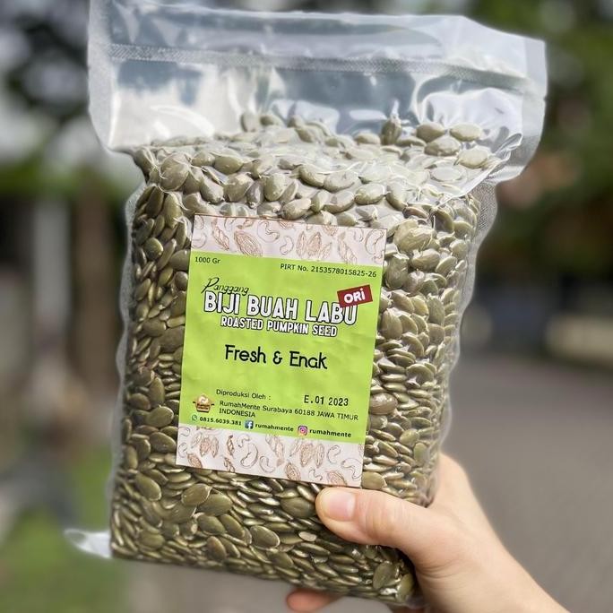 

JH8 ROASTED PUMPKIN SEED 1KG BIJI LABU PANGGANG