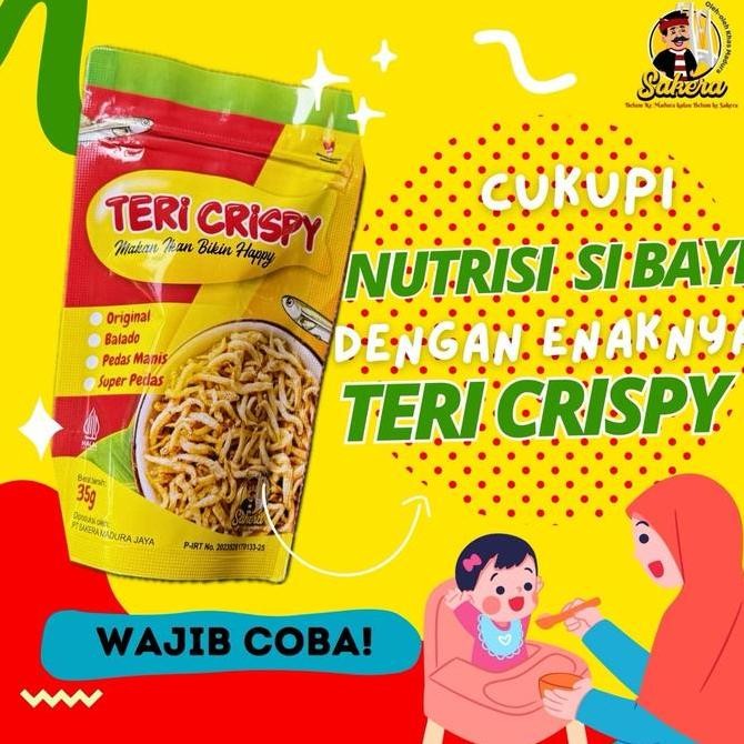 

JH8 (Sakera) [BELI 1 GRATIS 1] 80g+BONUS 35g TERI CRISPY BIKIN HAPPY