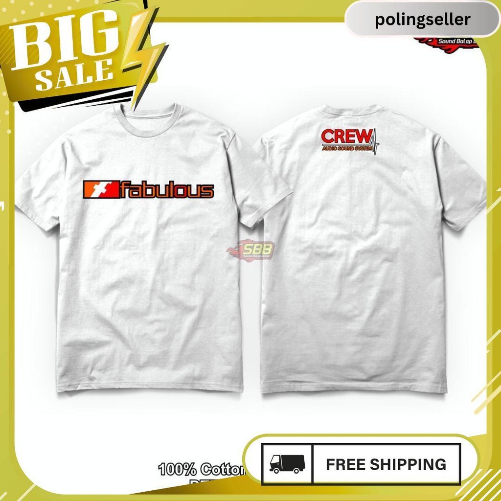 Kaos Fabulous Acr | Kaos Audio Sound System | Soundbalapblitar Flash Sale