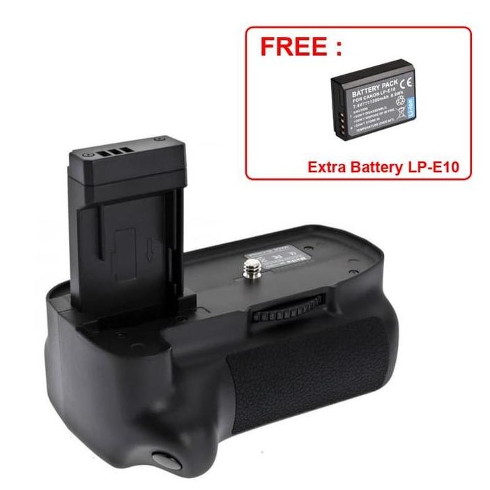 TERBARU - MCP Battery Grip MK-1100D For Canon 1100D - 1200D - 1300D - BG-E3N