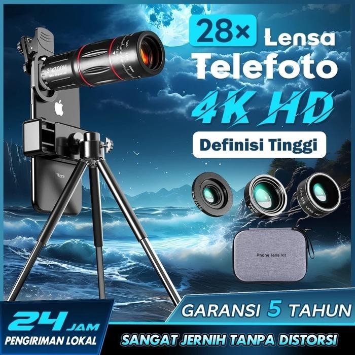 Free Shipping Luxy phone Tele Zoom 28X HP Lensa Tele Zoom Lensa Kamera HP Zoom Universal 28x25 Handp