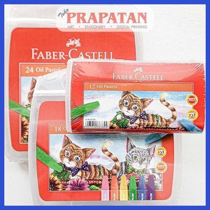 

( SEKOLAH / LUKIS ) SALE FABER CASTELL OIL PASTEL 24 WARNA (SENI / MENGGAMBAR / ART / KERAJINAN ) PACKING AMAN