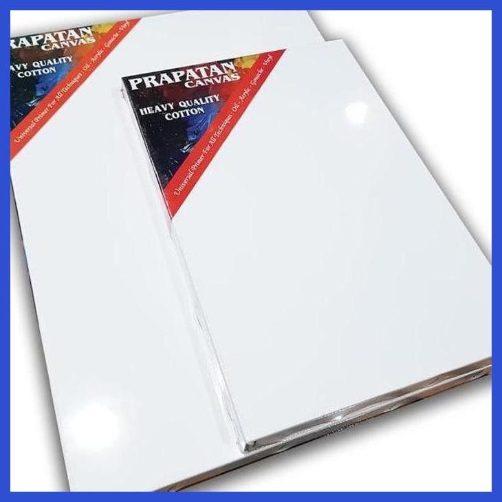 

( SEKOLAH / LUKIS ) DISCOUNT KANVAS LUKIS PRAPATAN + SPANRAM (40X70CM) (SENI / MENGGAMBAR / ART / KERAJINAN ) PACKING AMAN