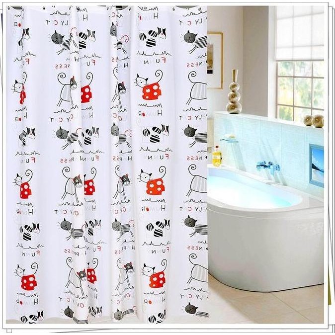 1 Set Lengkap Tirai Mandi Dan Tiang Tirai Mandi Dan Tiangnya Kamar Mandi Shower Dapat Disesuaikan Ka