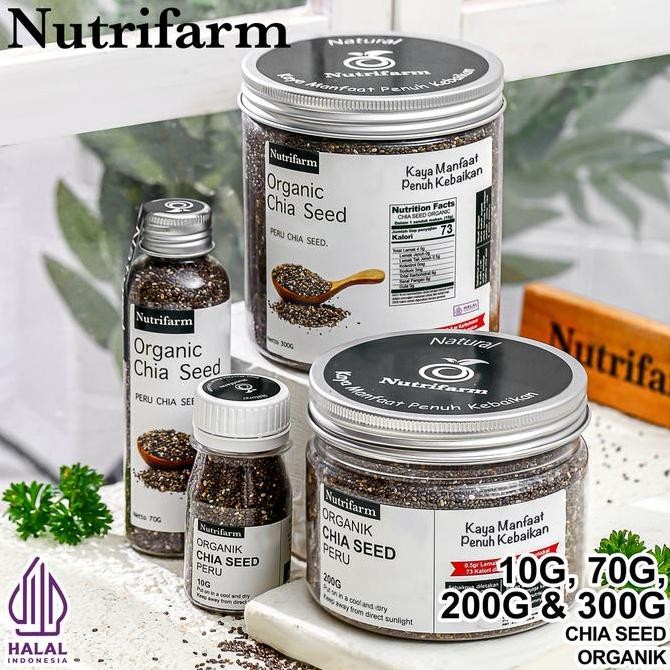 

ID | NUTRIFARM CHIA SEED 70GRAM CHIA SEED NATURAL ORGANIK
