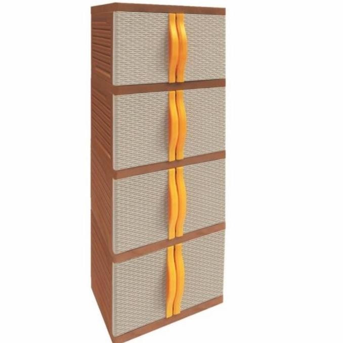 <<<<<] Lemari Plastik Club Mini Susun 4