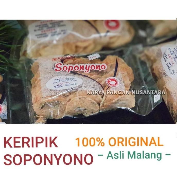 

Keripik Tempe Daun Jeruk Soponyono Original / Kripik Tempe Soponyono