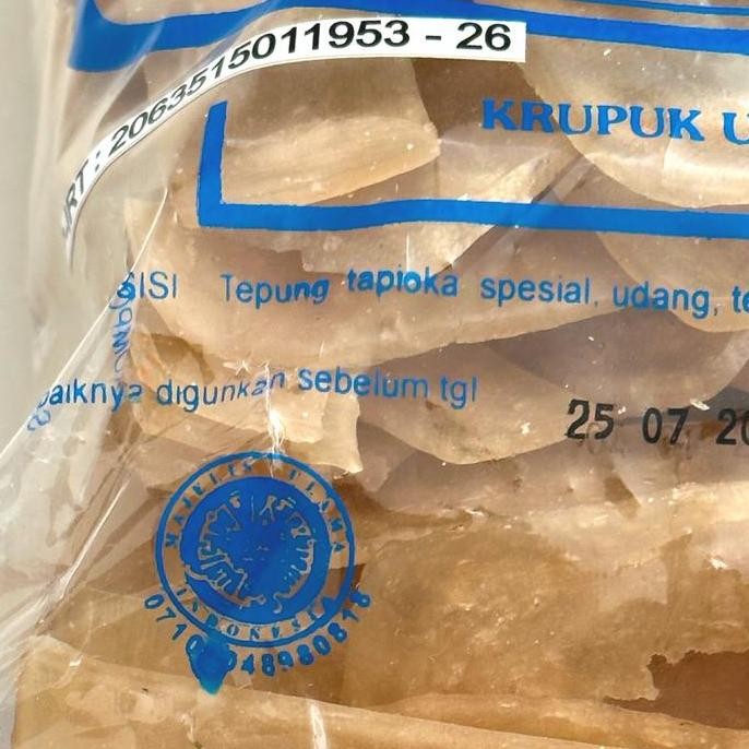 

Kerupuk Udang Mentah PL Rajangan Bahagia 500g Food Snack