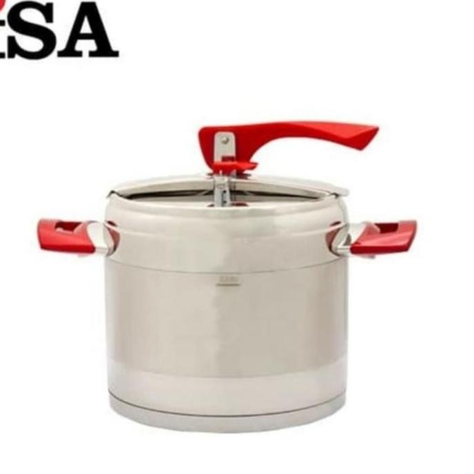 Murah Isa Ruby Panci Presto 7Liter Presto Isa Pressure Cooker 7 Liter Tanpa Karet