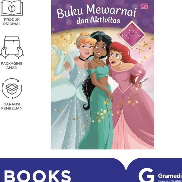 

Buku Disney Ultimate Princess Celebration Buku Mewarnai Dan Aktivitas