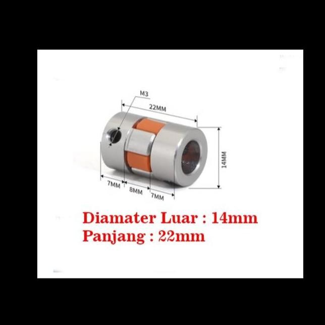 Elastic Coupling Shaft Coupler CNC Stepper Motor(8313)