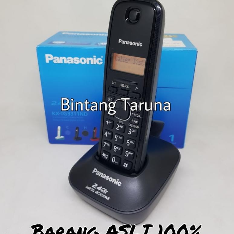 NEW Wireless Phone Panasonic KX-TG3311ND Telepon Wireless Panasonic KX-TG3311 Telepon Panasonic TG33