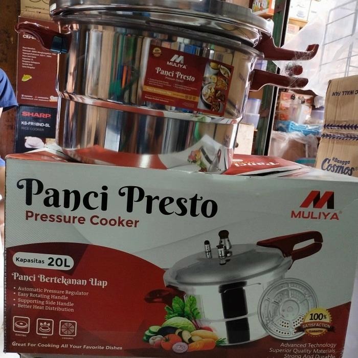 PANCI PRESTO 20 LITER / PRESSURE COOKER STAINLESS MULYA 20 L