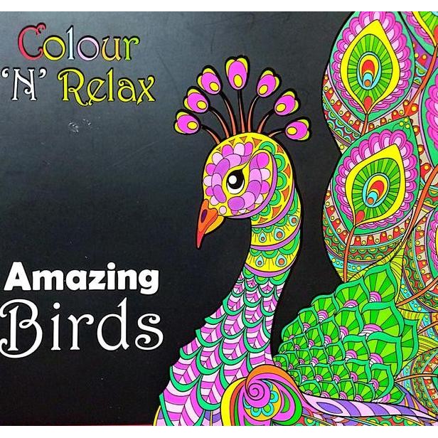 

To Mind Colour N Relax Amazing Ds Colouring Book Buku Mewarnai Dewasa