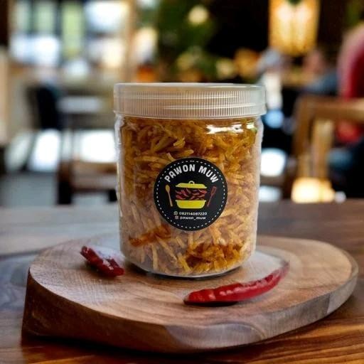 

Keripik Kering Kentang Musfofa Toples 1000 Ml - Pawon Muw - Snack, Food Pedas Cemilan