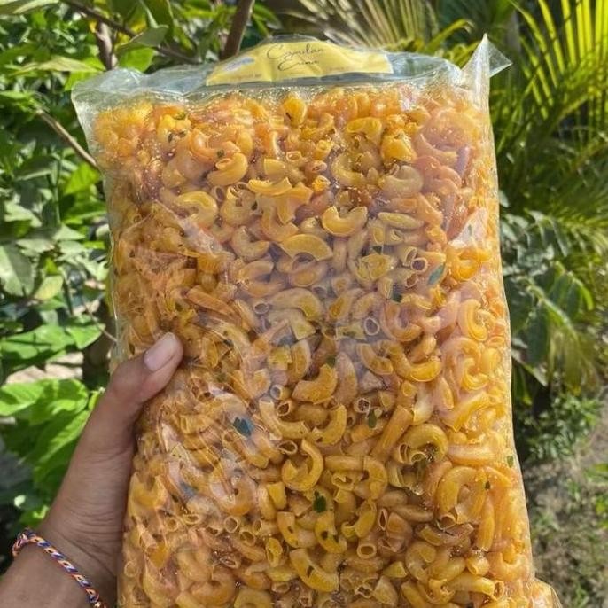 

500 gram makaroni cikruh daun jeruk Original pedas dan EXTRA pedas snack murah Food