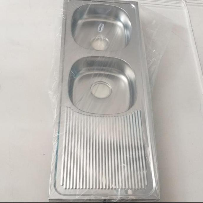 ] Bak Cuci Piring 2 Lubang Royal Stainless